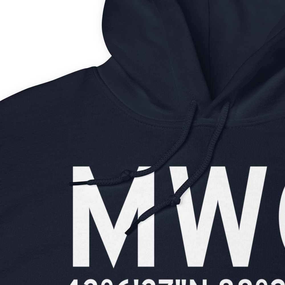 Milwaukee (KMWC) Airport Hoodie Sweatshirt 