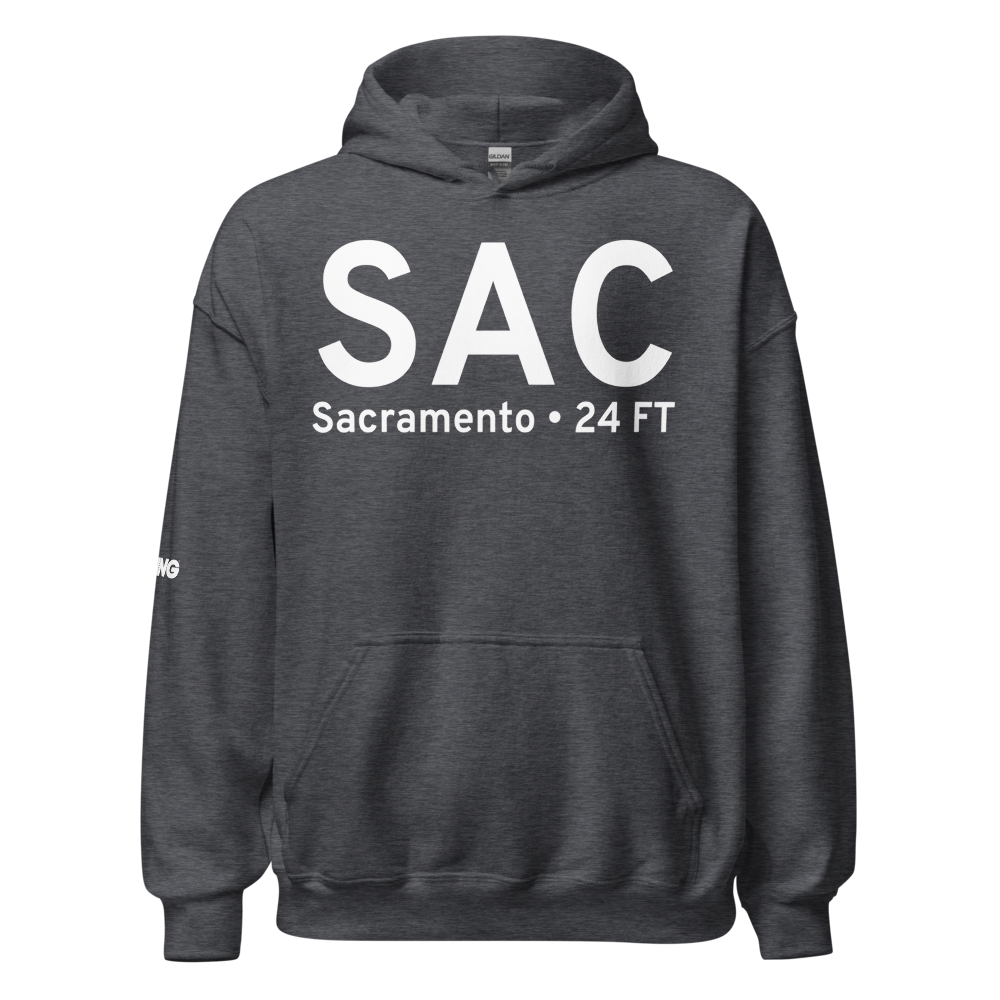 Sacramento (KSAC) Airport Hoodie Sweatshirt 