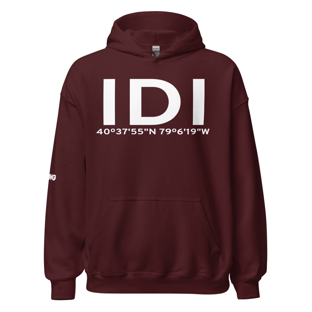 Indiana (KIDI) Airport Hoodie Sweatshirt 