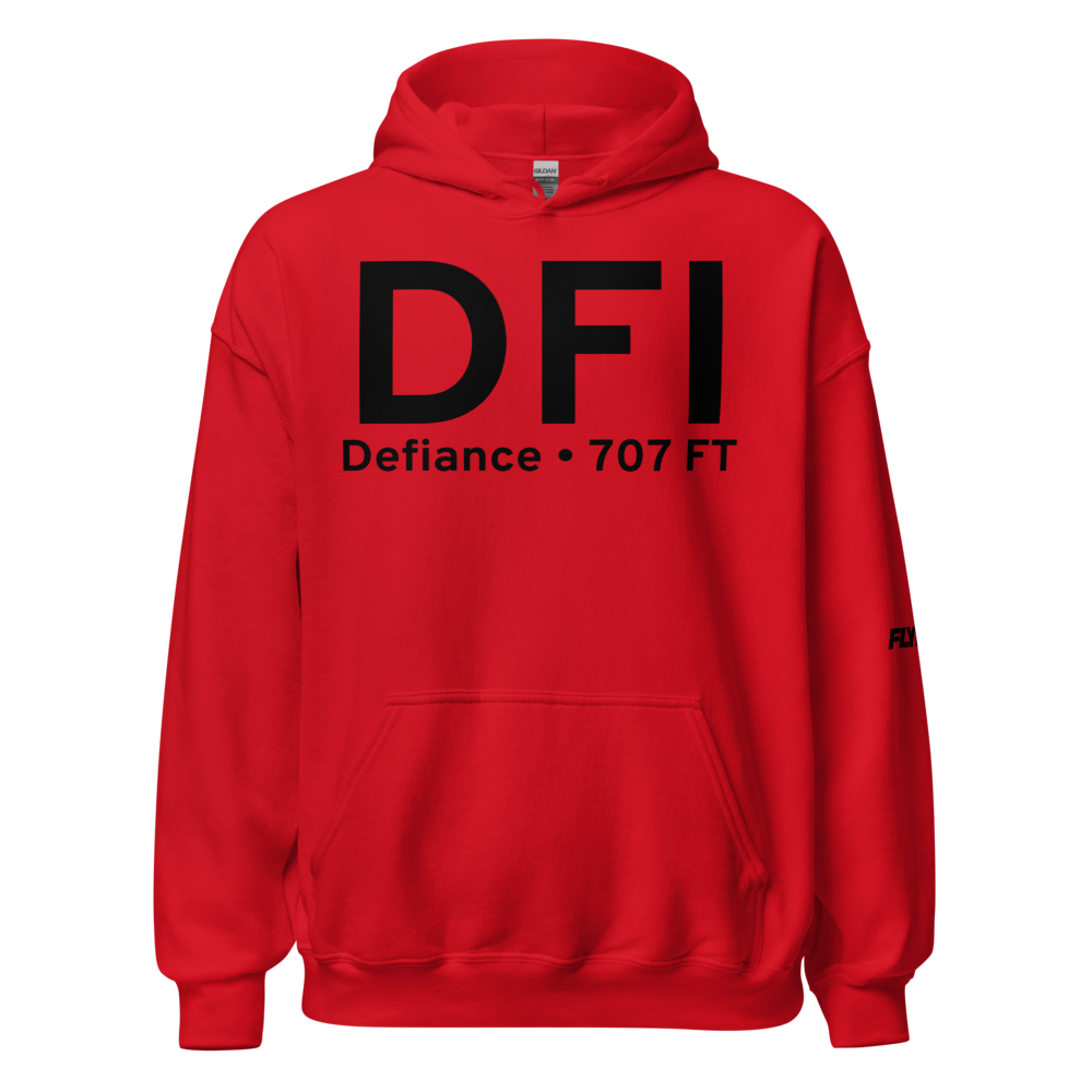 Defiance (KDFI) Airport Hoodie Sweatshirt 