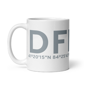 Defiance (KDFI) Airport Mug