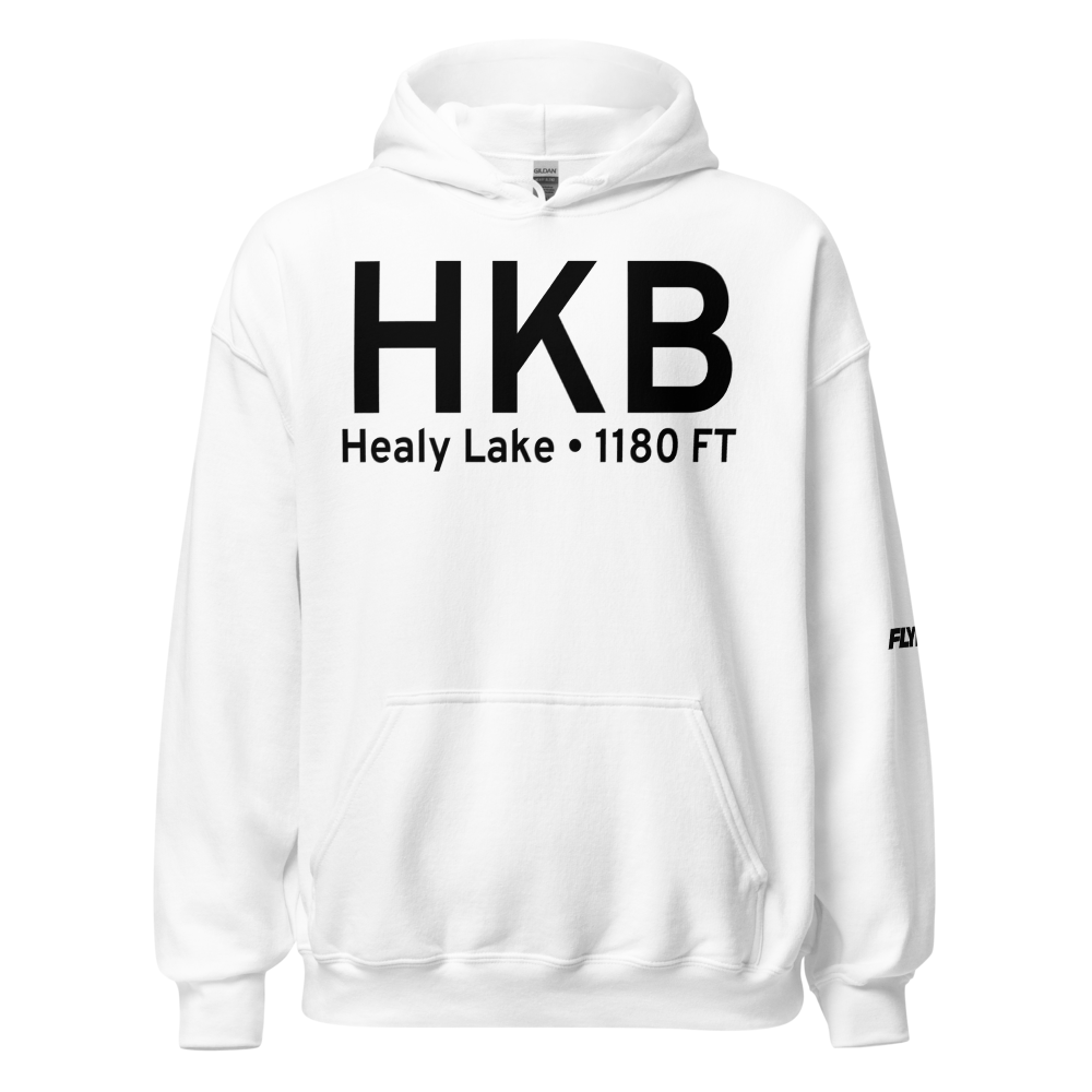 Healy Lake (HKB) Airport Hoodie Sweatshirt 