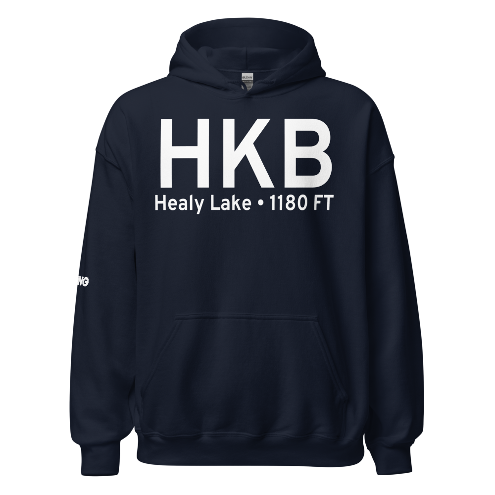 Healy Lake (HKB) Airport Hoodie Sweatshirt 
