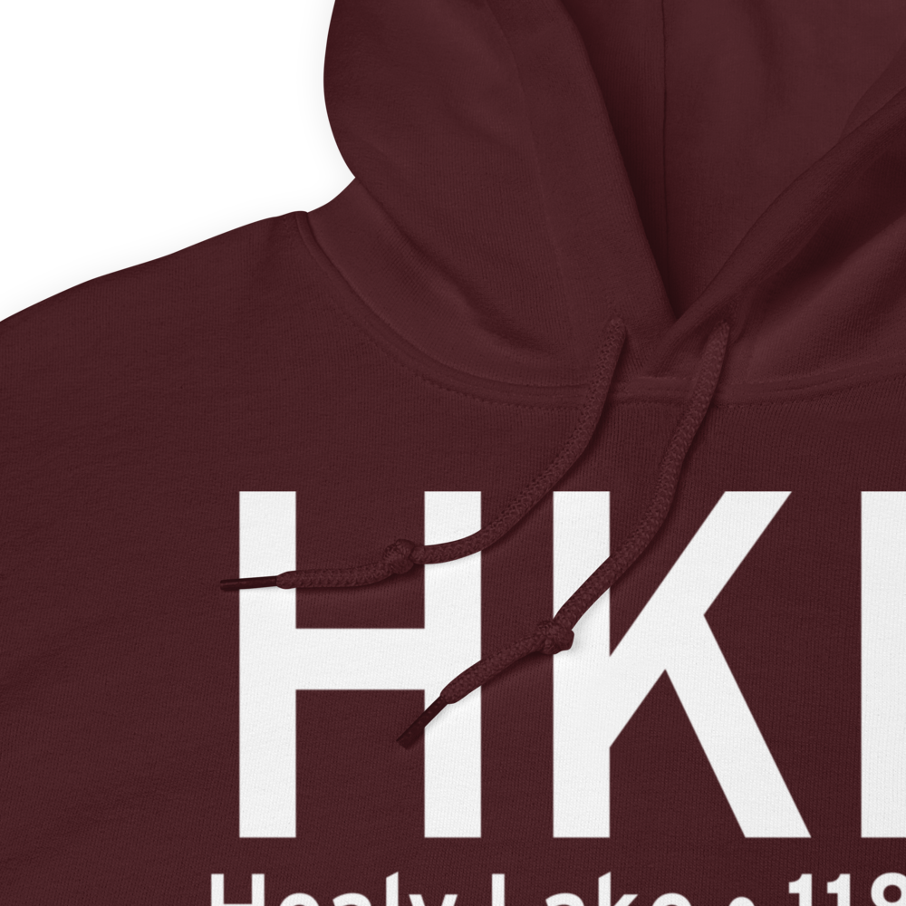 Healy Lake (HKB) Airport Hoodie Sweatshirt 