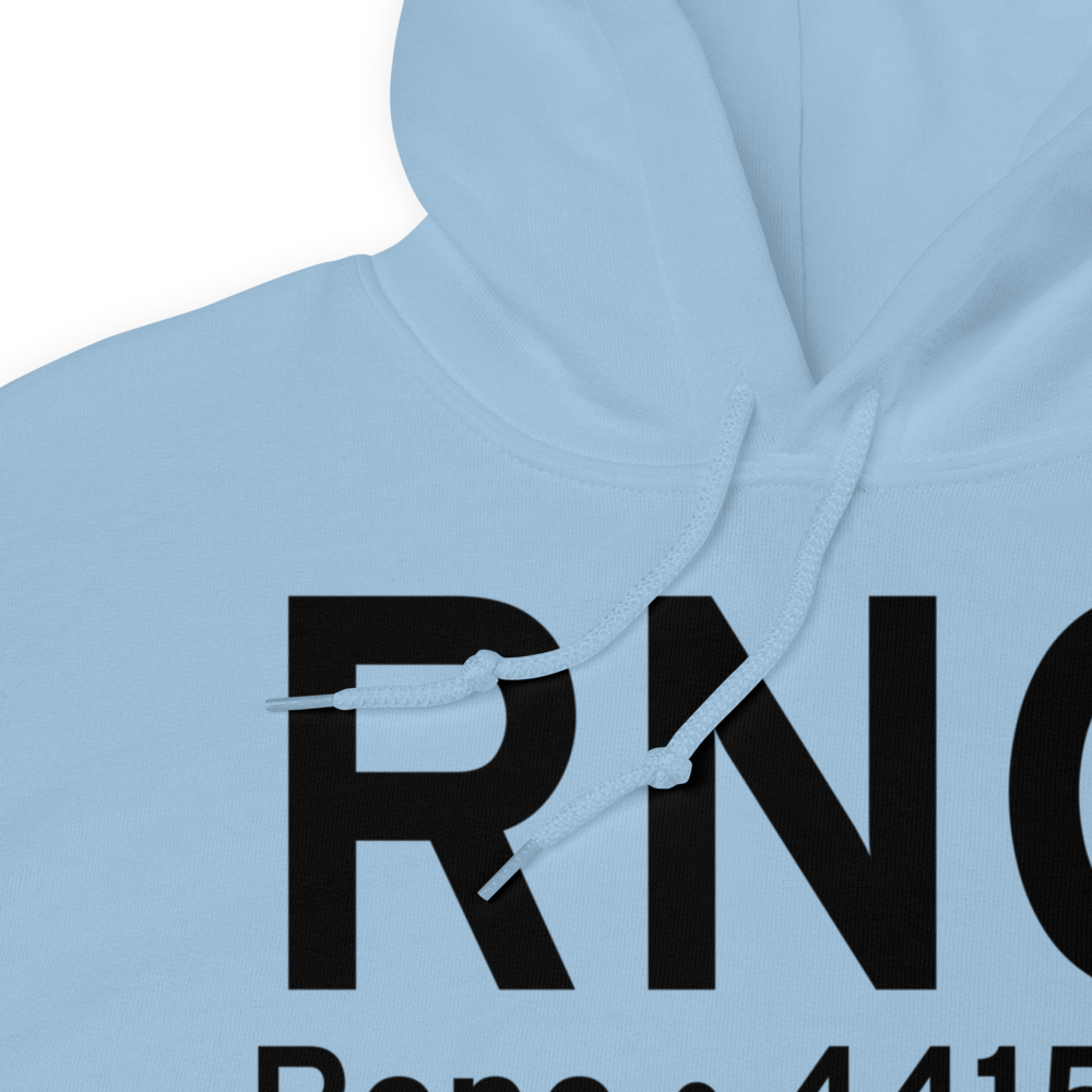 Reno (KRNO) Airport Hoodie Sweatshirt 