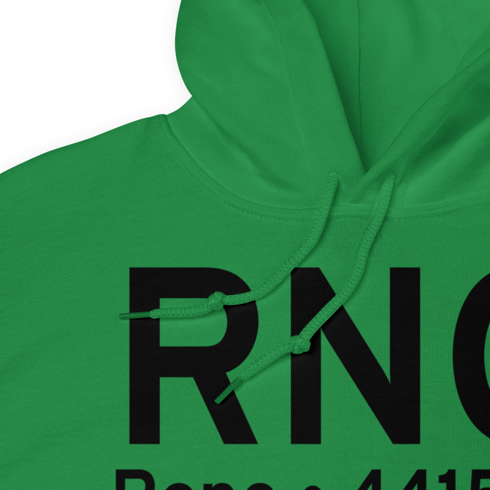 Reno (KRNO) Airport Hoodie Sweatshirt 