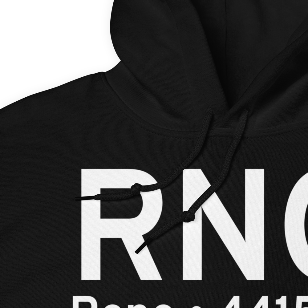 Reno (KRNO) Airport Hoodie Sweatshirt 