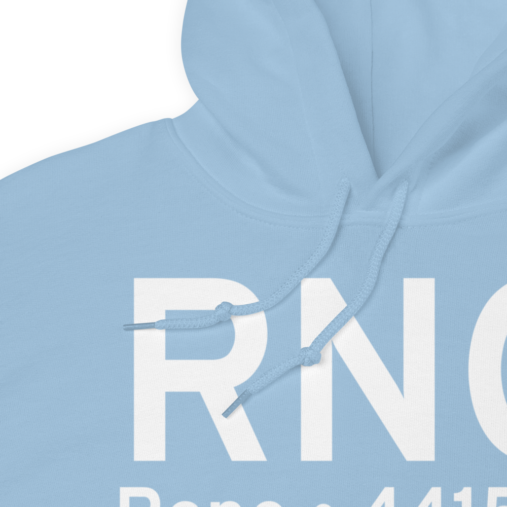 Reno (KRNO) Airport Hoodie Sweatshirt 
