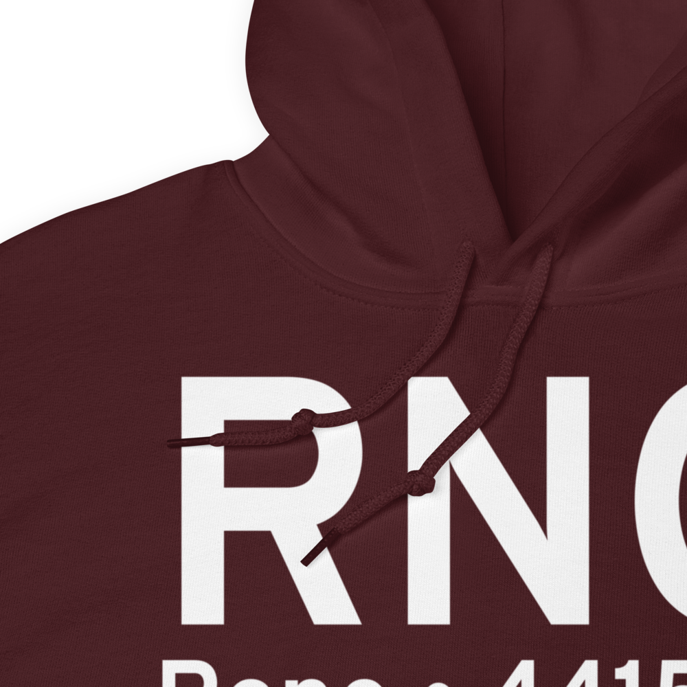Reno (KRNO) Airport Hoodie Sweatshirt 