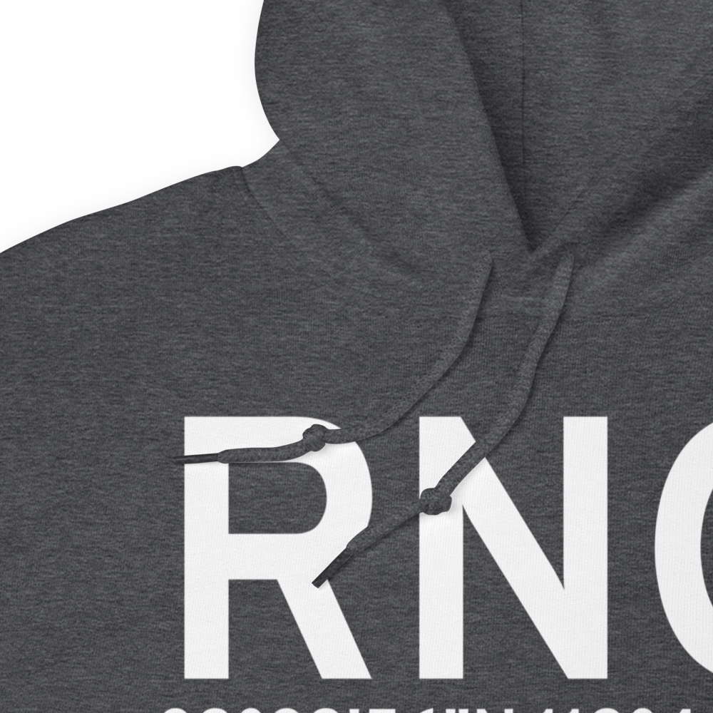 Reno (KRNO) Airport Hoodie Sweatshirt 