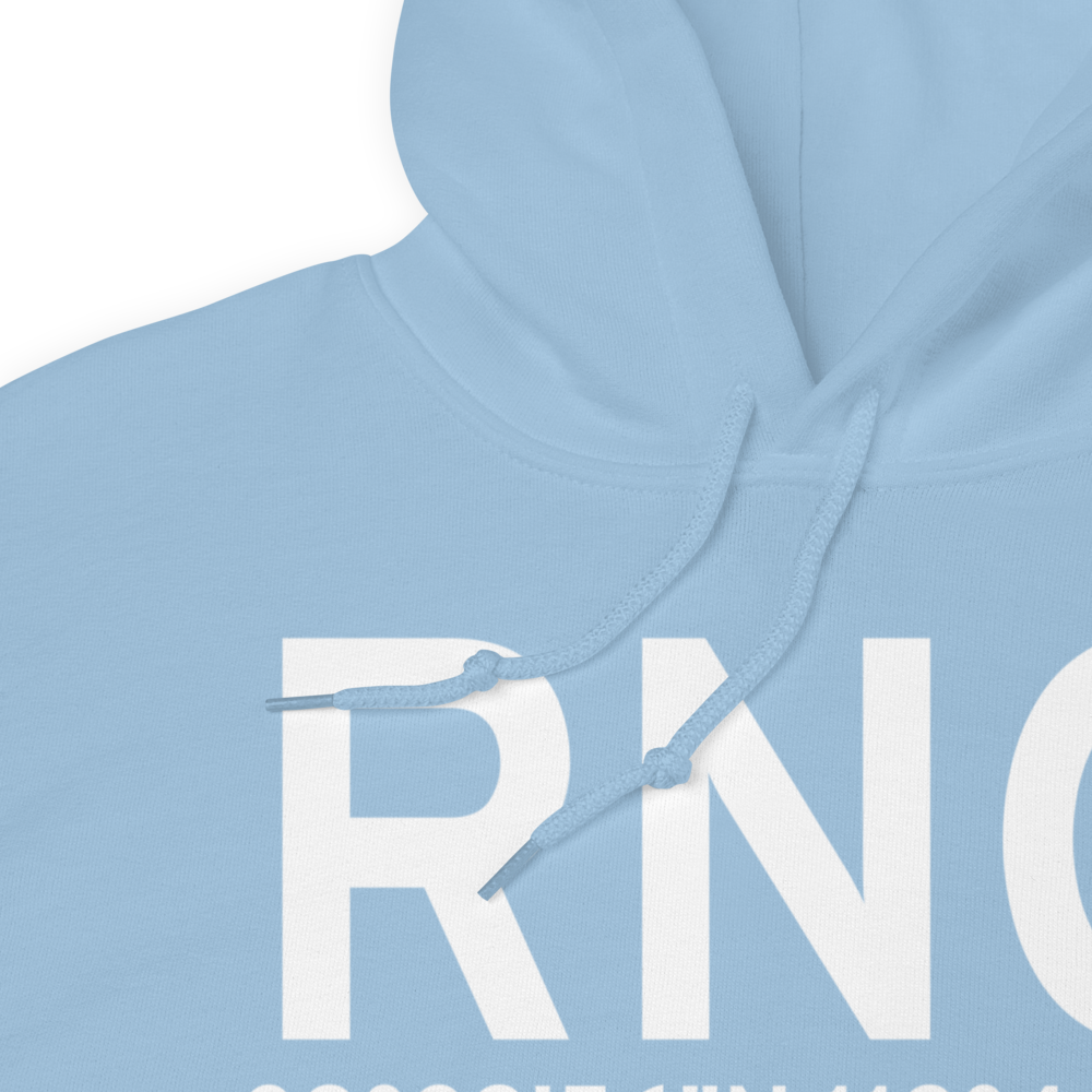 Reno (KRNO) Airport Hoodie Sweatshirt 