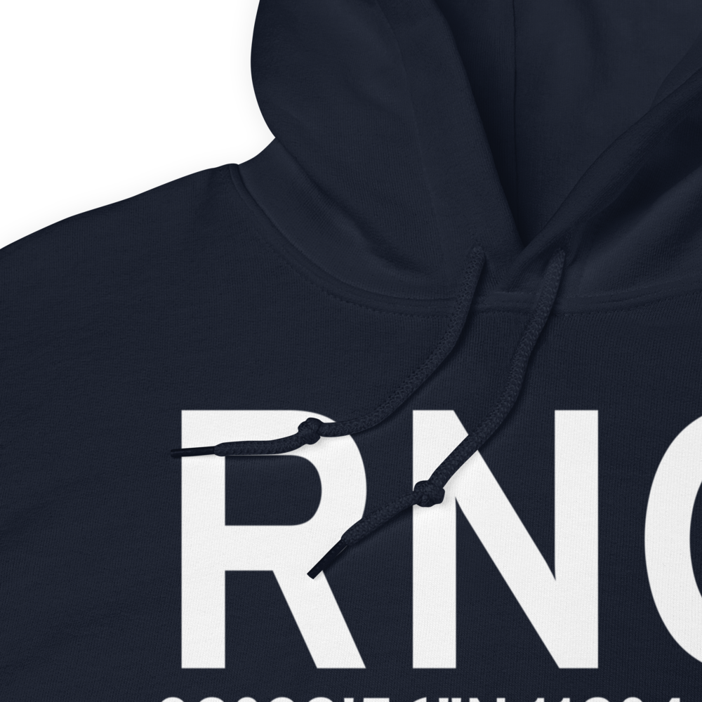 Reno (KRNO) Airport Hoodie Sweatshirt 