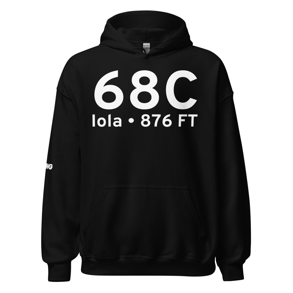 Iola (68C) Airport Hoodie Sweatshirt 