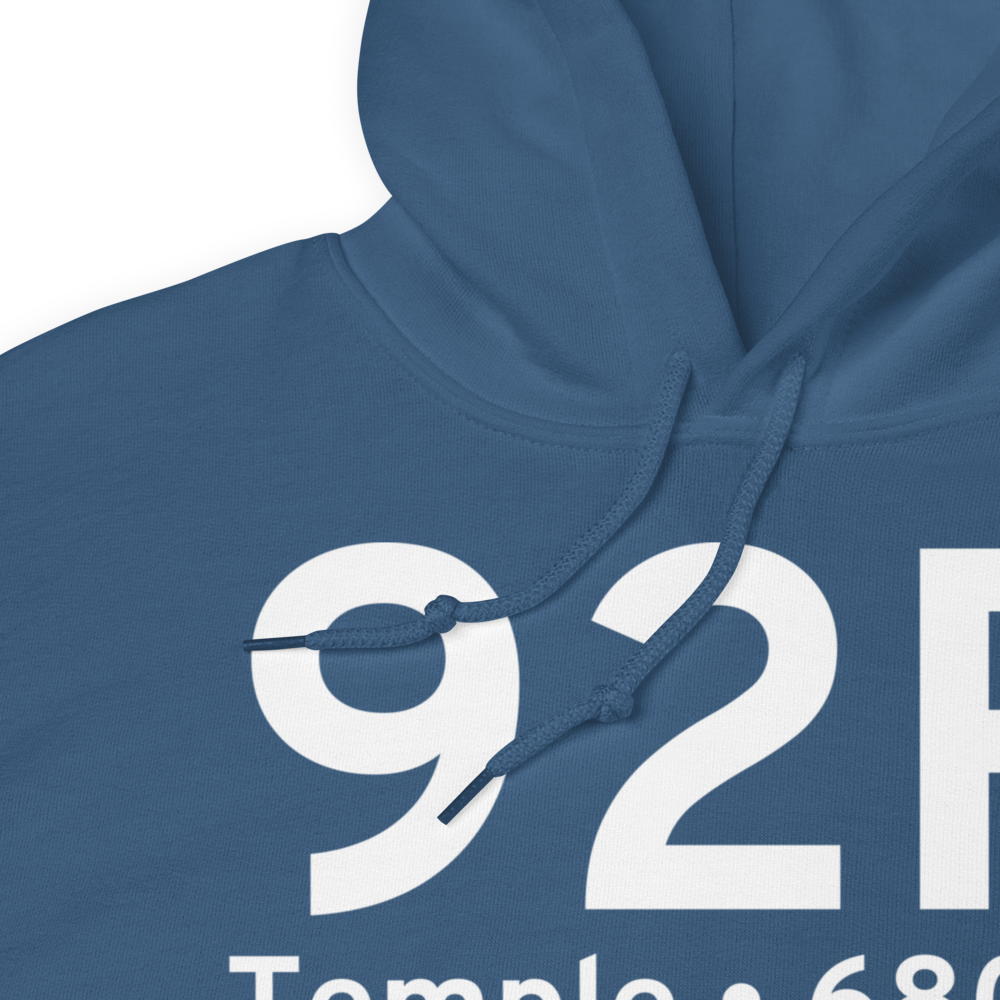 Temple (92R) Airport Hoodie Sweatshirt 