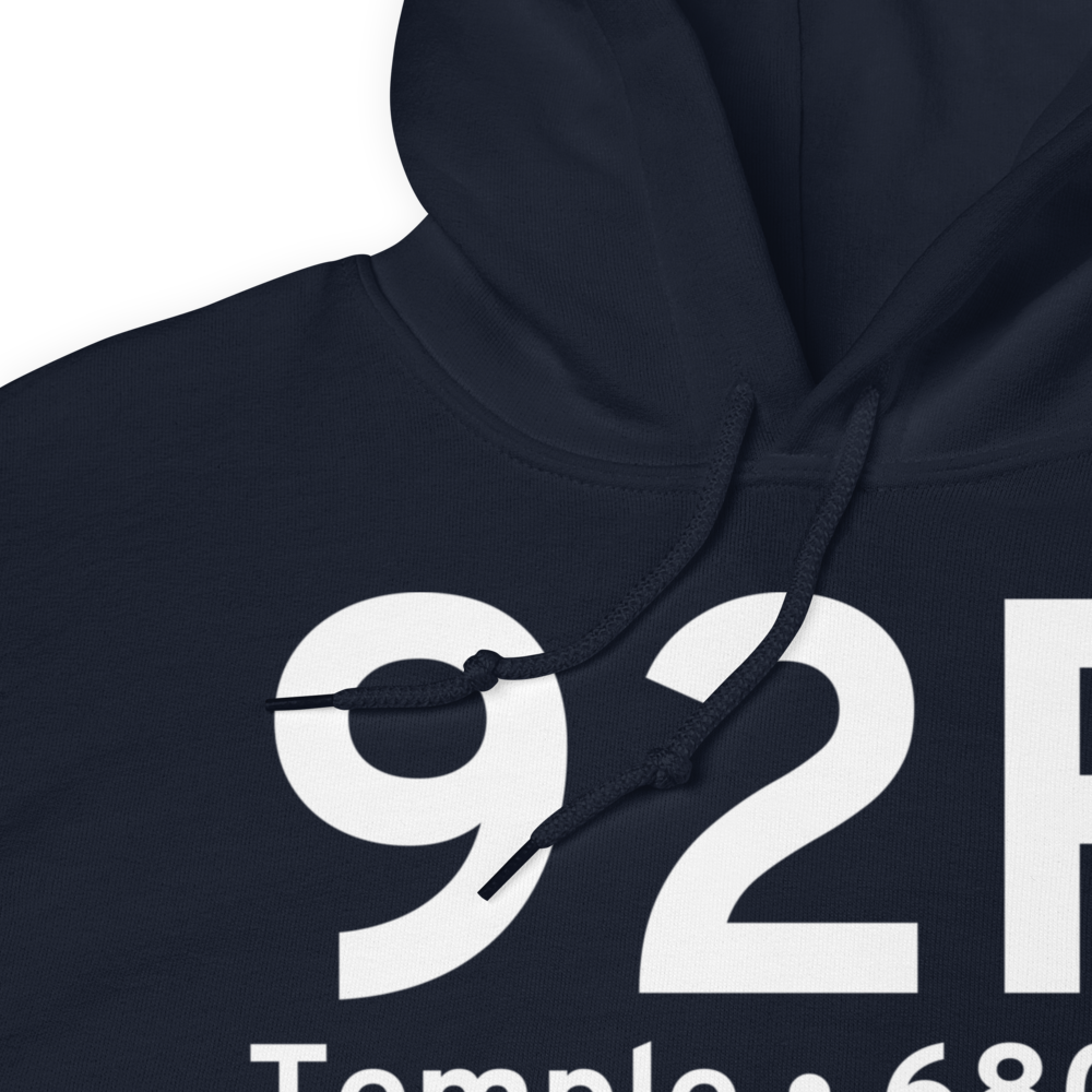 Temple (92R) Airport Hoodie Sweatshirt 