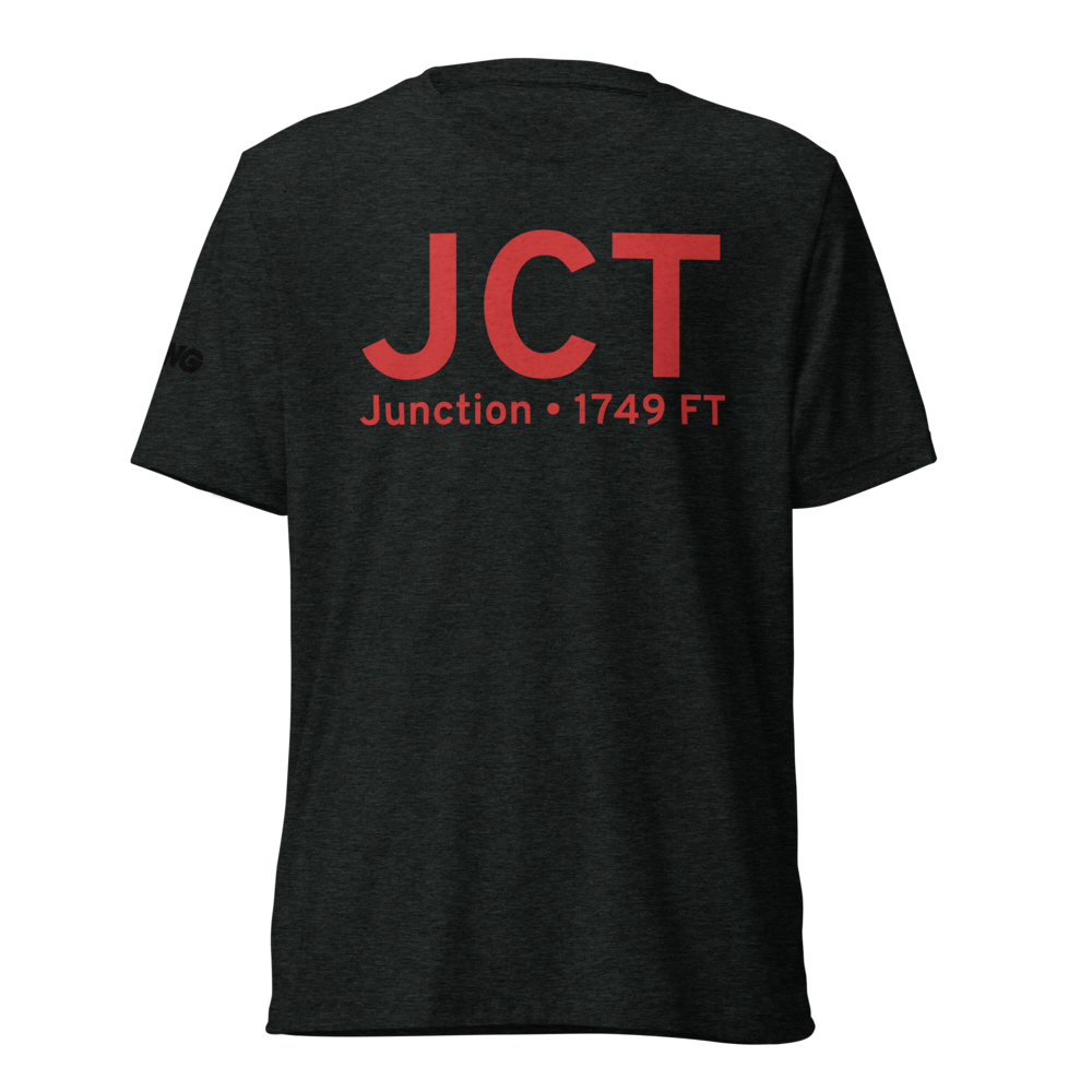 Junction (KJCT) Airport Tri-blend T-Shirt 