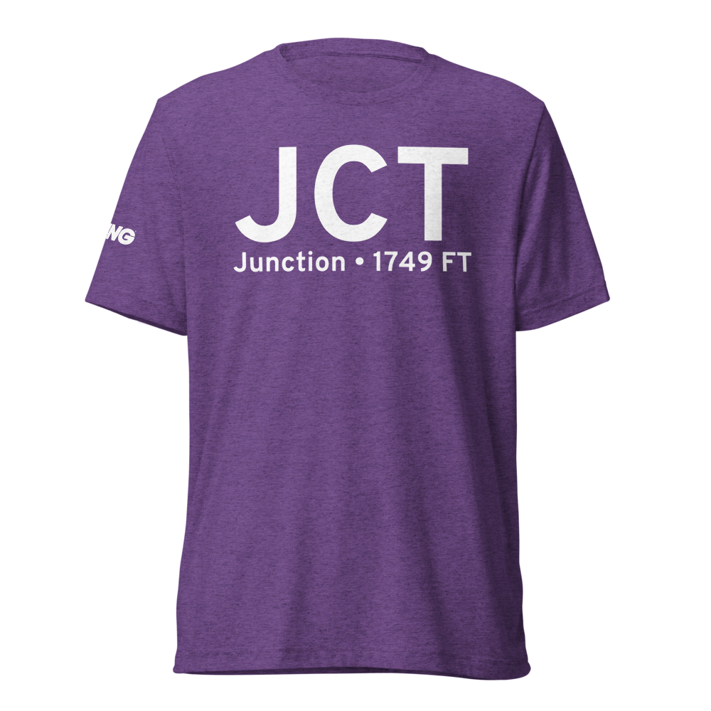 Junction (KJCT) Airport Tri-blend T-Shirt 
