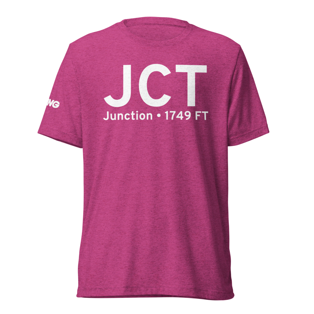 Junction (KJCT) Airport Tri-blend T-Shirt 