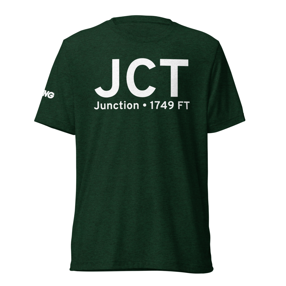 Junction (KJCT) Airport Tri-blend T-Shirt 