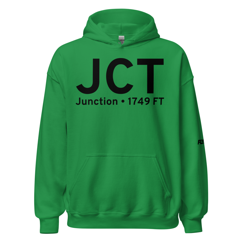Junction (KJCT) Airport Hoodie Sweatshirt 