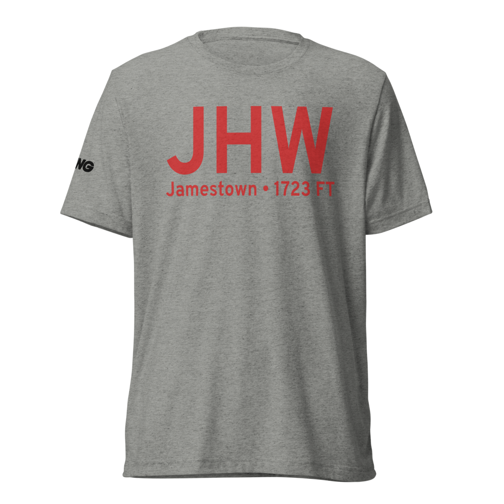 Jamestown (KJHW) Airport Tri-blend T-Shirt 