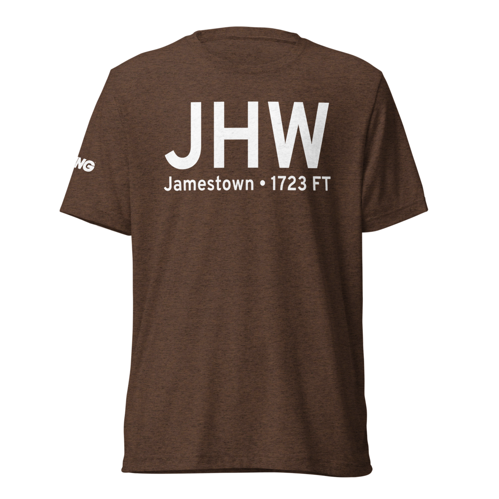 Jamestown (KJHW) Airport Tri-blend T-Shirt 