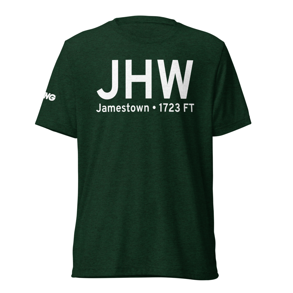 Jamestown (KJHW) Airport Tri-blend T-Shirt 