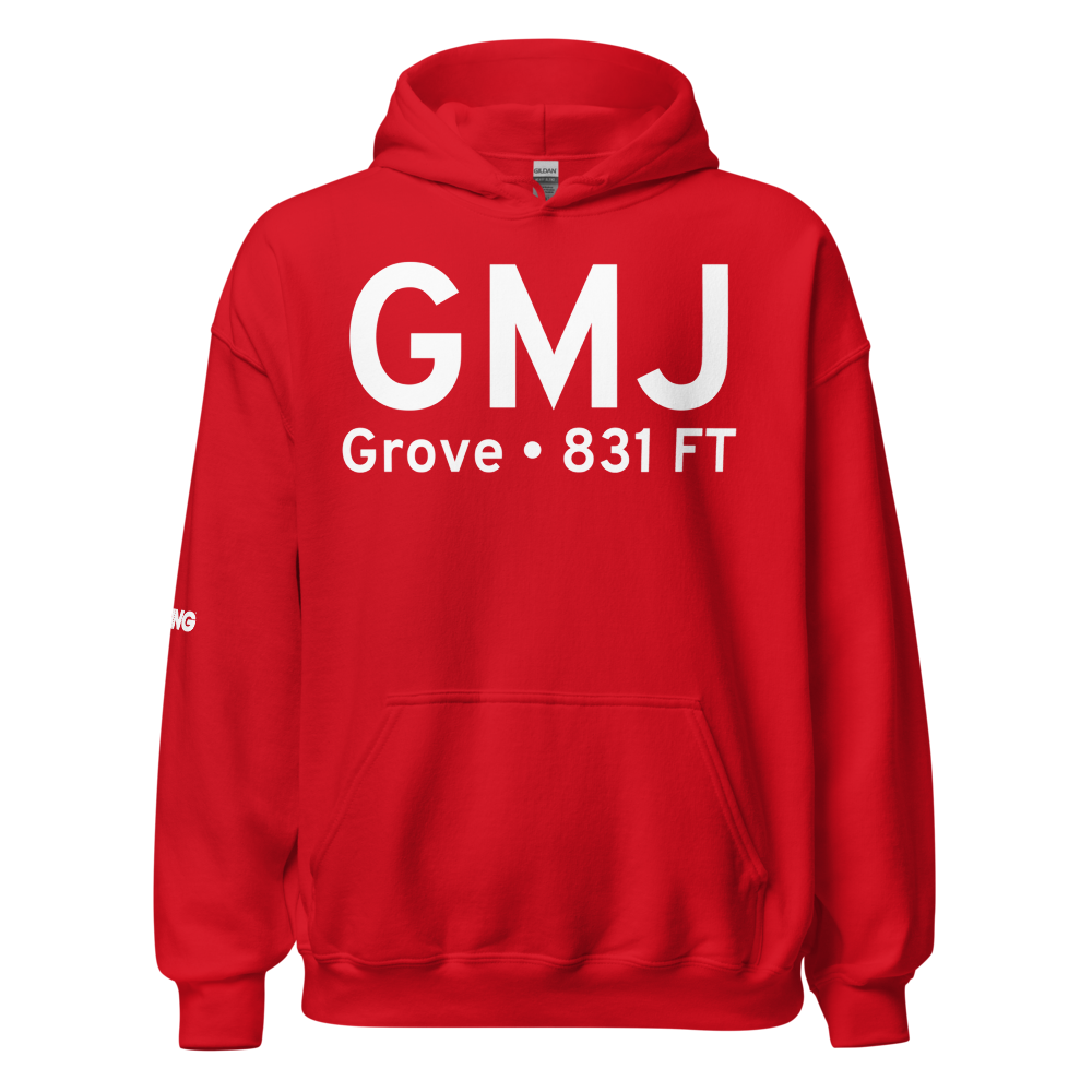 Grove (KGMJ) Airport Hoodie Sweatshirt 