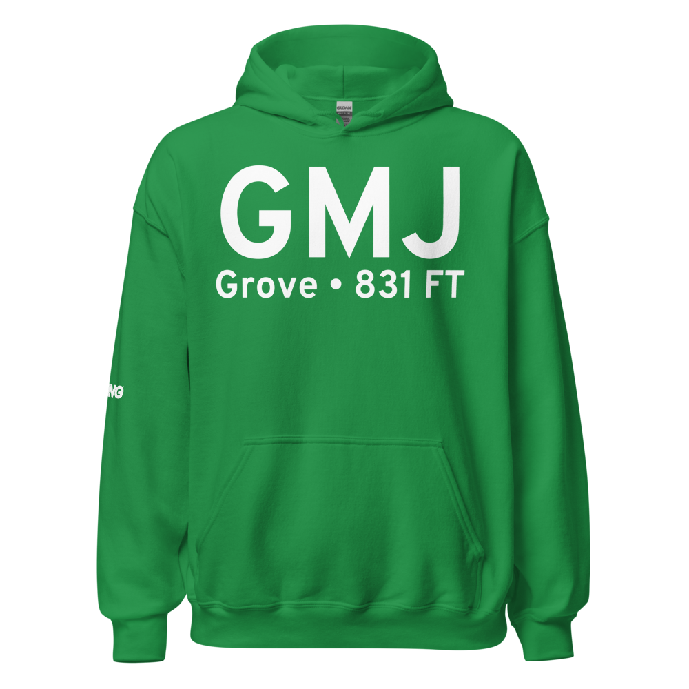 Grove (KGMJ) Airport Hoodie Sweatshirt 