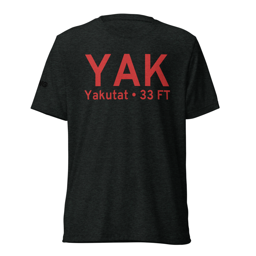 Yakutat (PAYA) Airport Tri-blend T-Shirt 