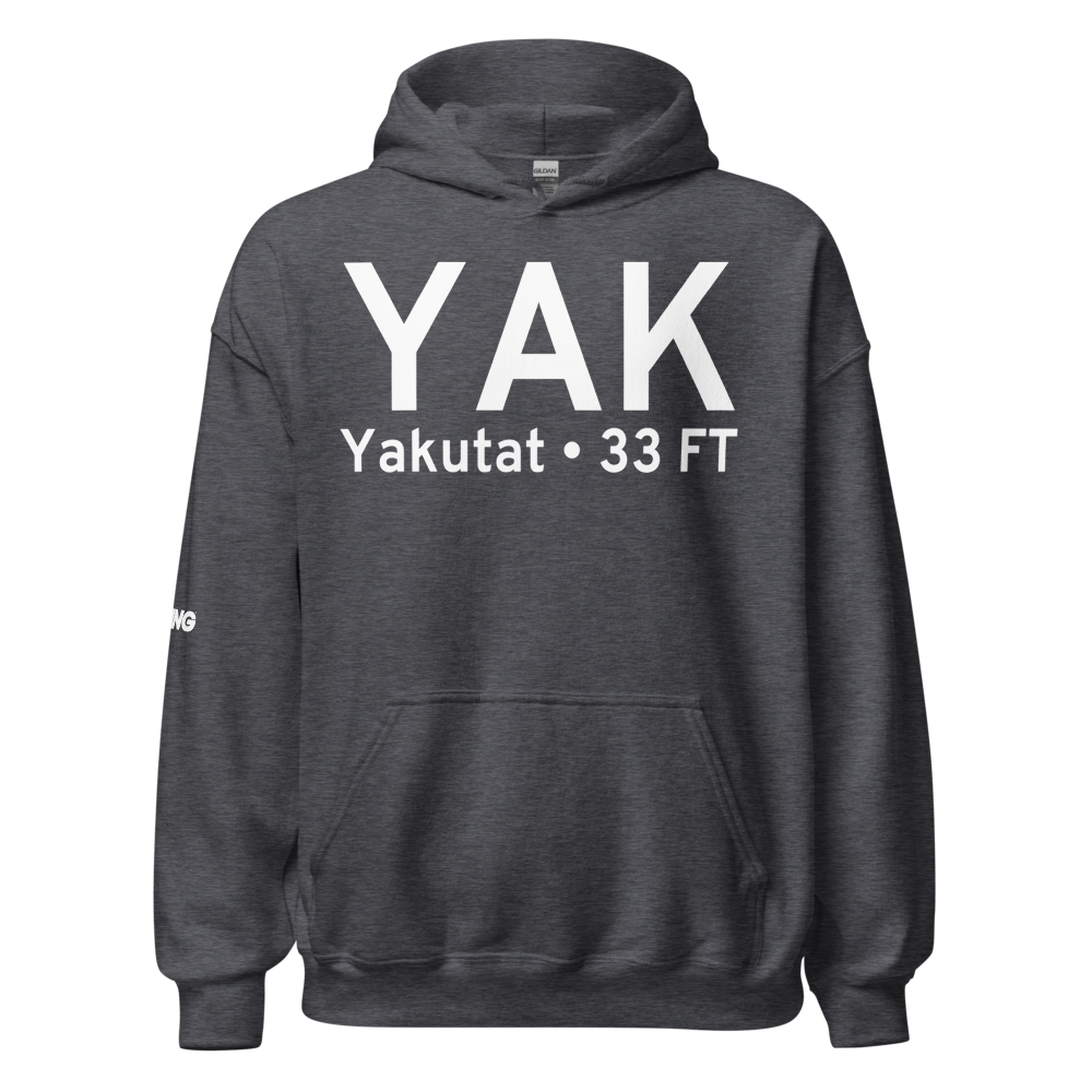Yakutat (PAYA) Airport Hoodie Sweatshirt 