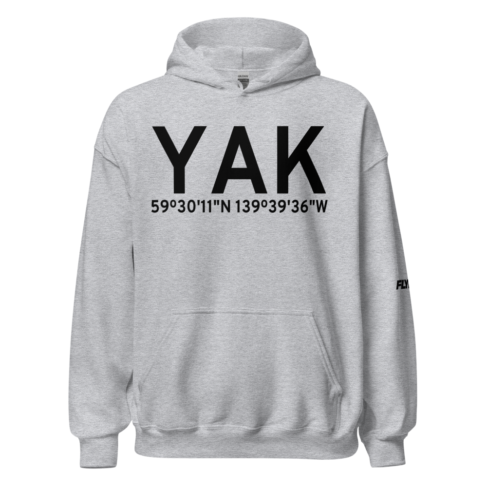 Yakutat (PAYA) Airport Hoodie Sweatshirt 