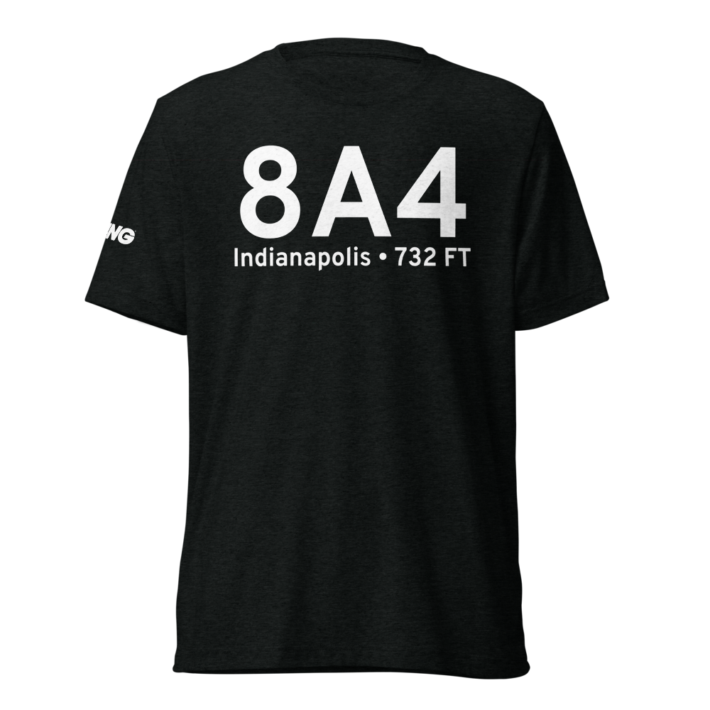 Indianapolis (8A4) Airport Tri-blend T-Shirt 