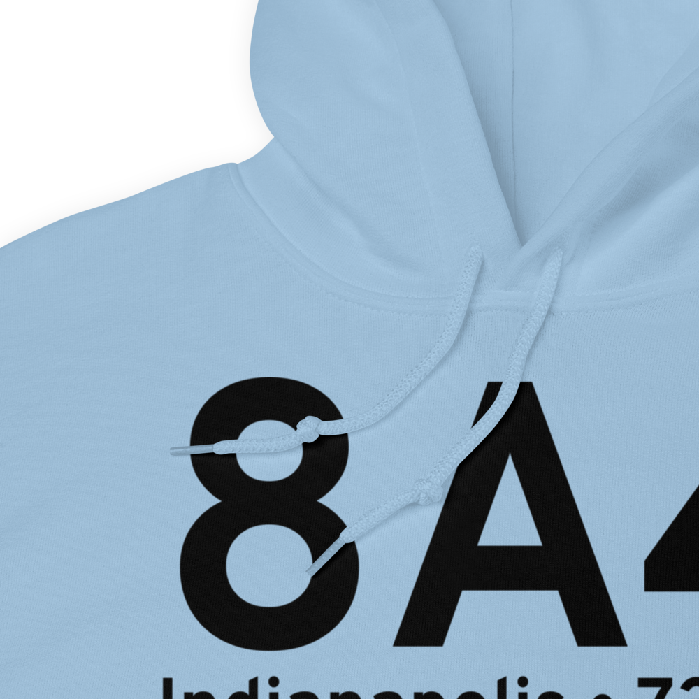 Indianapolis (8A4) Airport Hoodie Sweatshirt 