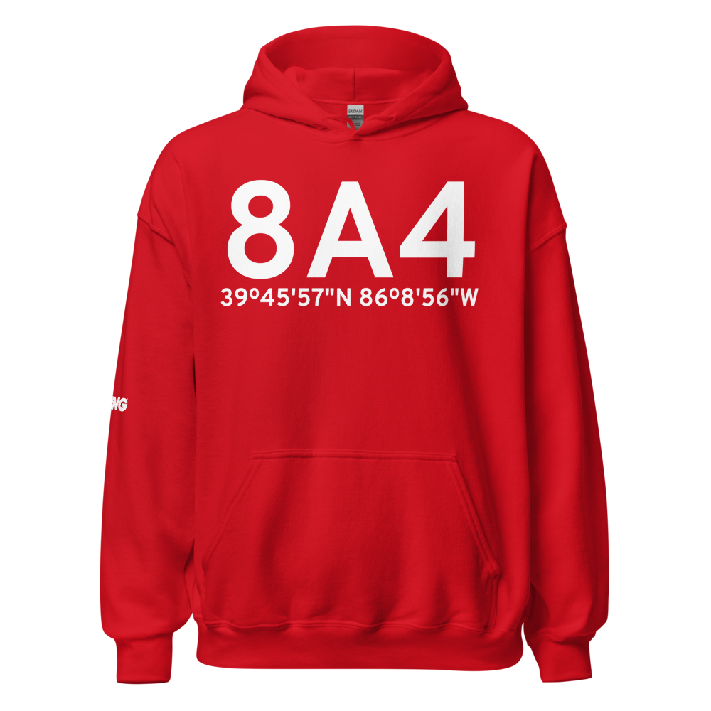 Indianapolis (8A4) Airport Hoodie Sweatshirt 