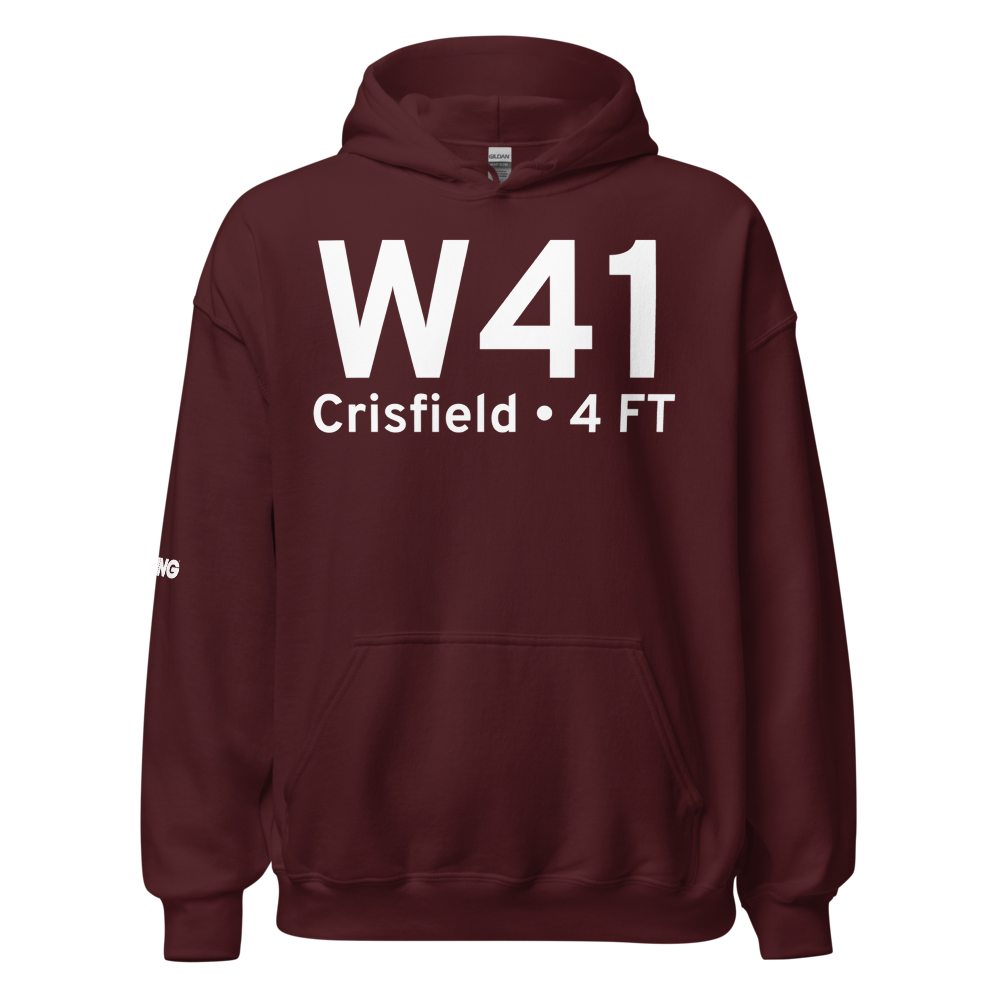 Crisfield (KW41) Airport Hoodie Sweatshirt 