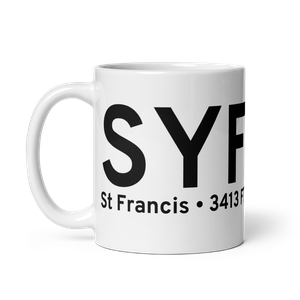 St Francis (KSYF) Airport Mug