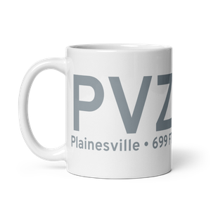 Plainesville (KPVZ) Airport Mug