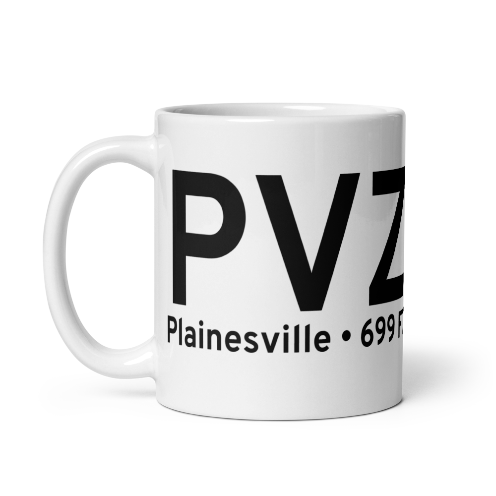 Plainesville (KPVZ) Airport Mug 