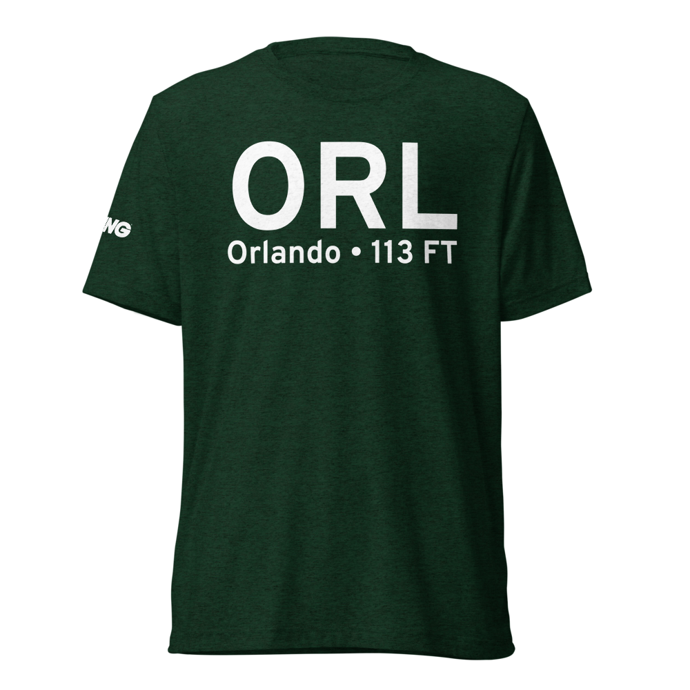 Orlando (KORL) Airport Tri-blend T-Shirt 
