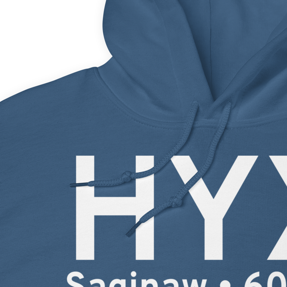 Saginaw (KHYX) Airport Hoodie Sweatshirt 