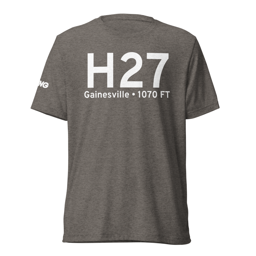 Gainesville (H27) Airport Tri-blend T-Shirt 