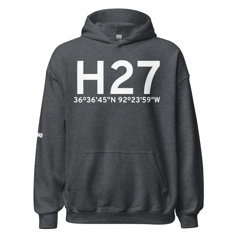 Gainesville (H27) Airport Hoodie Sweatshirt 
