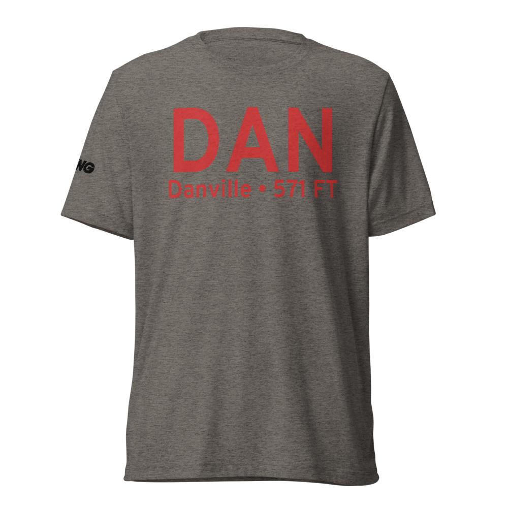 Danville (KDAN) Airport Tri-blend T-Shirt 
