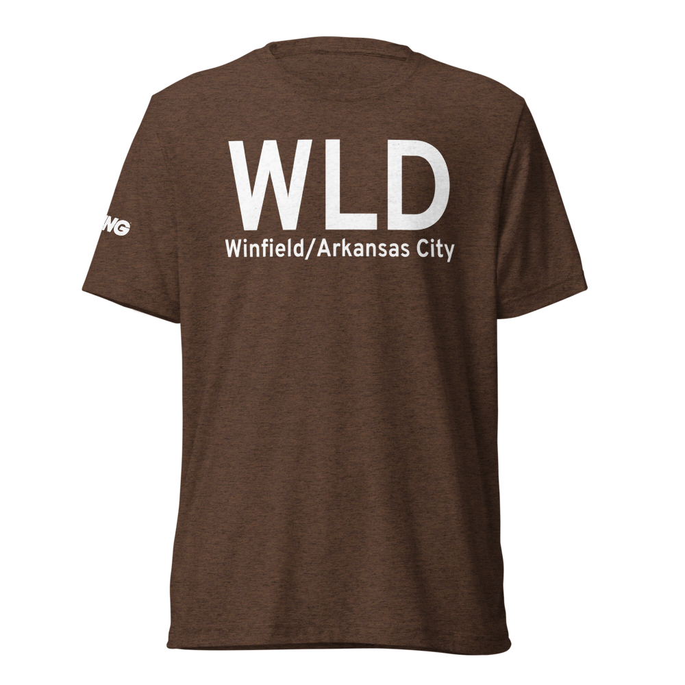 Winfield/Arkansas City (KWLD) Airport Tri-blend T-Shirt 