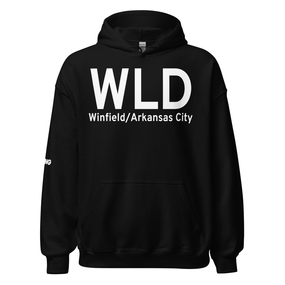 Winfield/Arkansas City (KWLD) Airport Hoodie Sweatshirt 