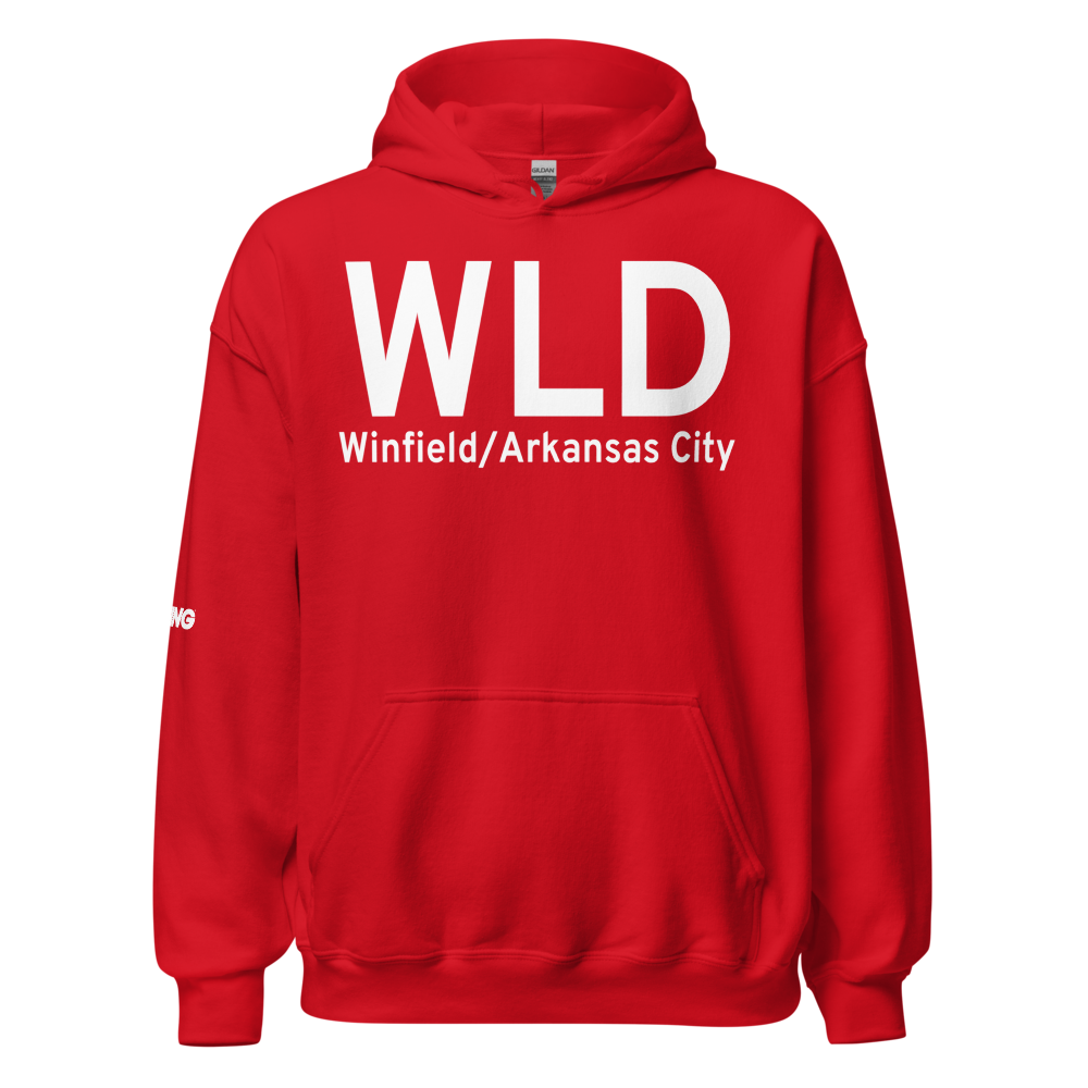 Winfield/Arkansas City (KWLD) Airport Hoodie Sweatshirt 