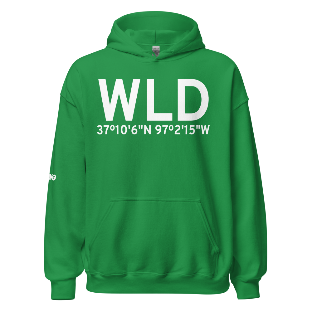Winfield/Arkansas City (KWLD) Airport Hoodie Sweatshirt 