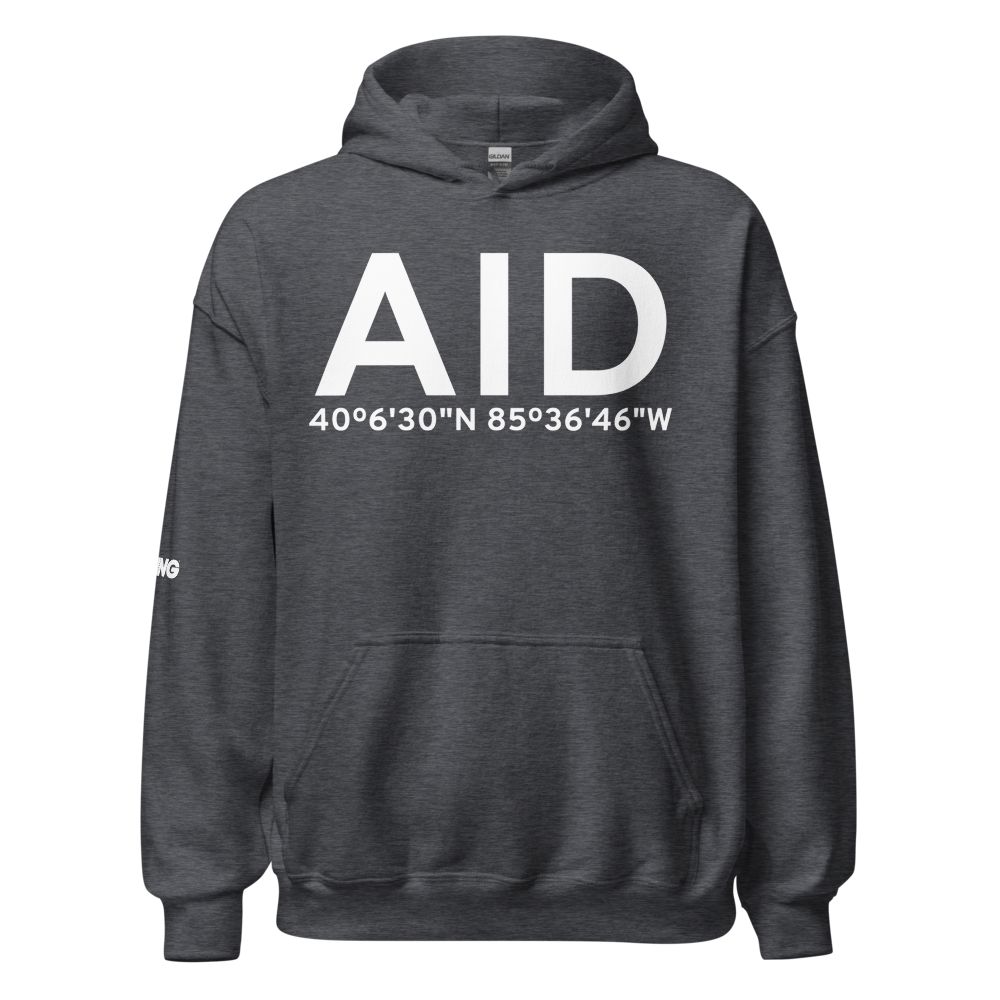 Anderson (KAID) Airport Hoodie Sweatshirt 