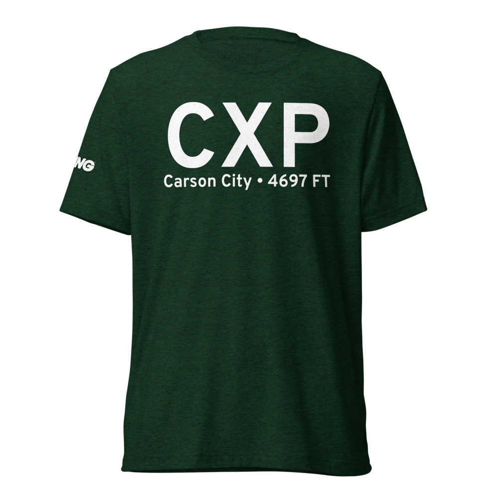 Carson City (KCXP) Airport Tri-blend T-Shirt 